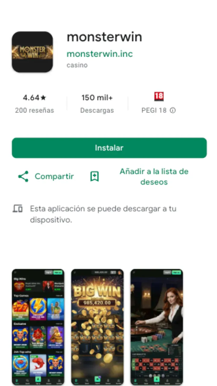 Monsterwin app
